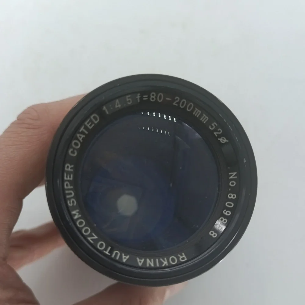 Rokina Auto Zoom 80-200mm f4.5 Macro MD Mount Lens Vintage Manual Focus R32